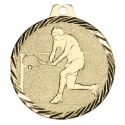 Médaille Tennis Métal Doré - 50MM